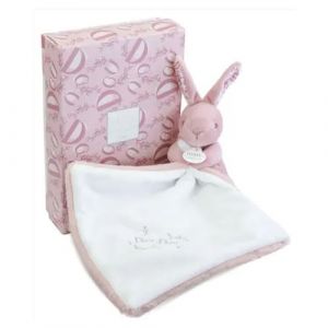 Doudou et Compagnie Lapin doudou - Lapin et doudou rose