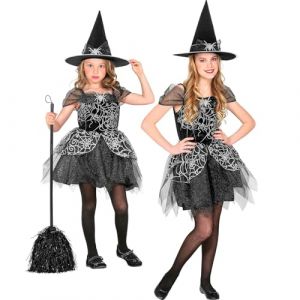 Ruedelafete Déguisement De Sorcière Araignée - Noir - Enfant