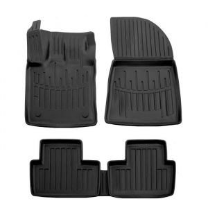 Tapis de sol - SCOUTT - Renault Captur 2 - Caoutchouc Premium - Sur mesure - Noir