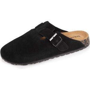 Isotoner Sabots Mules sabots cuir Homme Noir