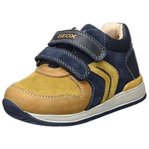 Geox B RISHON Boy A, Sneakers Basses, Beige (Biscuit/Navy), 20 EU