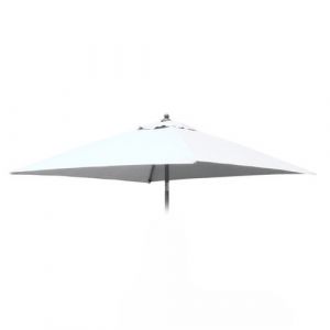 Elios Parasols Toile de remplacement pour parasol de jardin 2x2 carré Plutone sans lambrequin