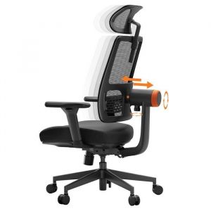 Newtral Chaise Ergonomique Magich002 - Dossier À Suivi Automatique - Support Adaptatif Du Bas Du Dos - Accoudoir Inclinable 4d