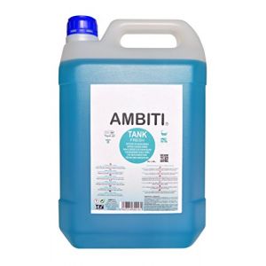 Ambiti Tank Fresh Additif - Camping-Cars et Campeurs - Liquide Pour Traitement Des Eaux Grises - Toilettes et WC Chimiques - Élimine Les Odeurs Désagréables - 5 Litres