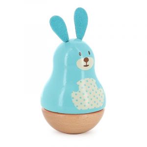 Vilac Boîte à Musique Raoul Le Lapin - Jouet d'Eveil et de Décoration en Bois Massif - 6 Personnages à Collectionner - pour Enfants Dès la Naissance