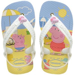 Havaianas Mixte bébé Baby Peppa Pig Tongues, Buttercream, 24 EU