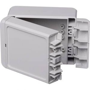 Bopla Boîtier mural, Coffret d'installation Bocube B 100809 PC-V0-7035 96012135 gris clair (RAL 7035) 80 x 113 x 60 Pol