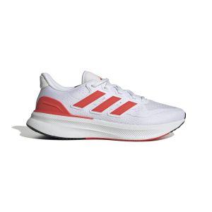 Adidas Homme Ultrarun 5 Running Shoes Chaussures, Cloud White/Bright Red/Core Black, 40 2/3 EU