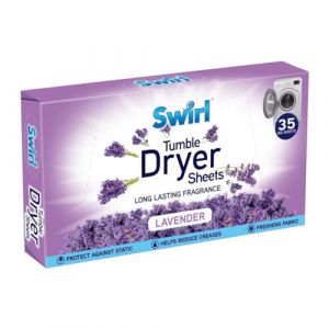 Swirl Tumble Dryer Sheets Lavender 35 Pack