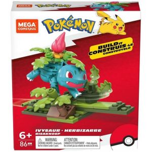 Mega Construx Pokémon - HGC20 - Figurine à Construire - Herbizarre / Ivysaur - Comprend 86pcs