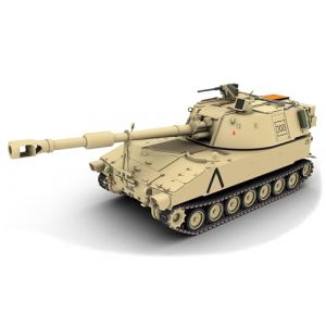 Revell 03361 M109 A2 Échelle 1:72 Maquette Plastique Construit/Non Peint, Multicolore