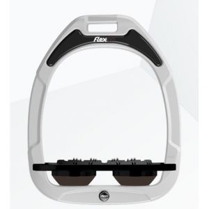 Étriers Incliné Grip Blanc/Noir/Marron Flex-On Green Composite