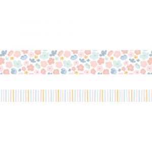 Art&eacute;mio Lot de masking tape 5 m Sweet Garden 2 pcs