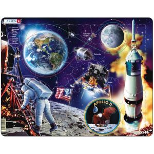 Larsen Puzzle Cadre - Mission Apollo 11