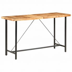 VidaXL Table de bar 180x70x107 cm Bois d'acacia solide