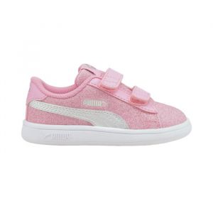 Puma Chaussures Multisport - Smash V2 Glitz Glam V Inf - Rose Bébé 24