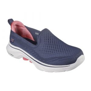 Skechers Femme Go Walk 7 Vina Basket, Bleu Marine, 40 EU