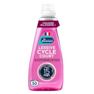 Dr Beckmann Lessive Liquide Cycle Court - Couleurs éclatantes x50 lavages