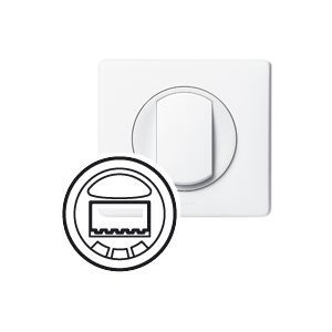 Legrand Enjoliveur Céliane interrupteur automatique émetteur/récepteur CPL blanc