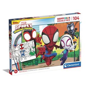 Image de Clementoni DOUBLE FACE COLORING - MARVEL - (104 STUKJES)