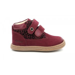 Kickers Bottillons Cuir Tackeasy Rouge