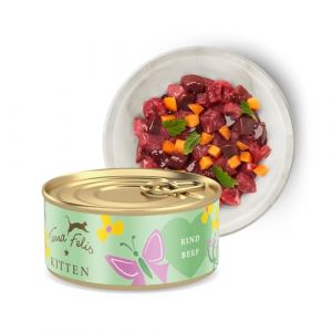 Terra Felis Kitten 18 x 70 g - bœuf