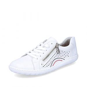 Image de Rieker Chaussures à Lacets pour Femmes 52824, Pointure:37 EU, La Couleur:Blanc