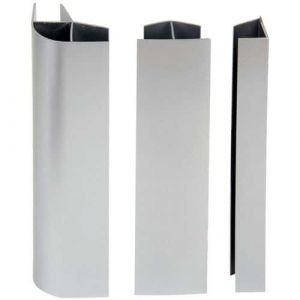 Nordlinger Pro Kit de raccords de plinthe de cuisine (2AG + 2H + 2U) Nordlinger 16/19 mm, gris