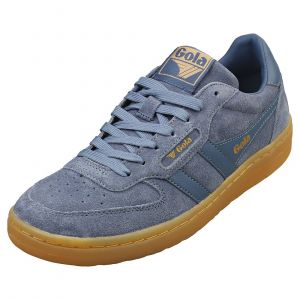 Gola Hawk 86 - Baskets D&eacute;contract&eacute;es En Daim, Lune D'argent Pour Femme - 38