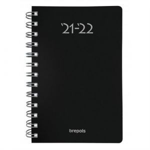 Brepols Agenda scolaire 2021/2022 journalier spirales 11,5 x 17cm