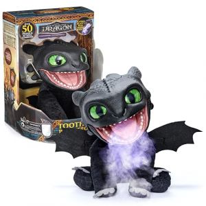 Dragons Peluche Krokmou Marionnette Real FX Interactive