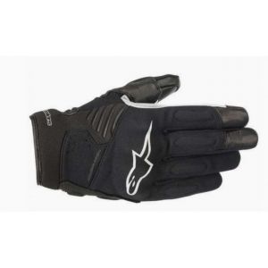 Alpinestars Gants cuir/textile Faster noir/blanc - XXL