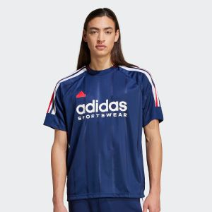 Adidas House of Tiro Nations Pack T-Shirt Originals, Apparel, team navy blue 2/white/better scarlet, taille: L - Couleur Bleu - Taille L