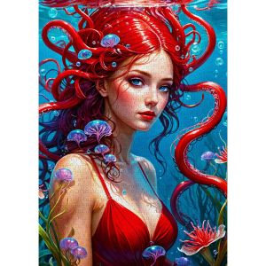Puzzle 1000 pièces : La Sirène Rousse