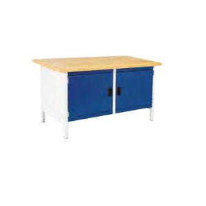 Bott Tabli Monobloc L:1500mm 2 compartiments à porte, 2 tablettes réglables