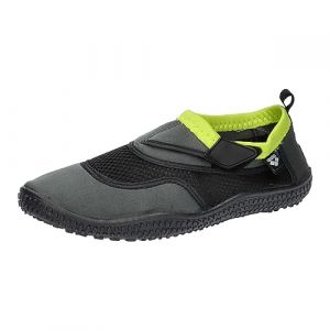 Arena Mixte Watershoes Flip-Flop, Dark_Grey-Lime, 46 EU