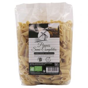 Pate Penne Semi Compl&egrave;te Bio Moulins De Provence - Le Paquet De 500g