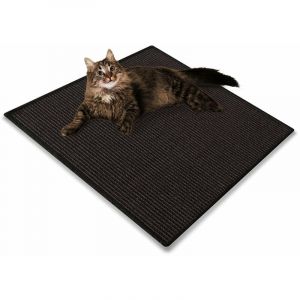 Image de Tapis à griffer pour Chat Sisal Pour chats 50 x 50 cm Noir