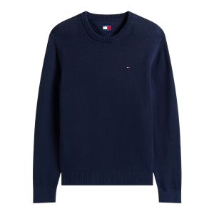 Tommy Jeans Pull Homme Sweater Slim Fit, Bleu (Dark Night Navy), XXL