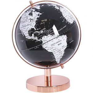 Beliani Globe noir et blanc 28 cm CABOT