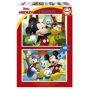 Image de Educa 2 Puzzles Mickey - 48 pièces