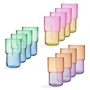 Luminarc Ensemble de 12 verres color&eacute;s 32 cl