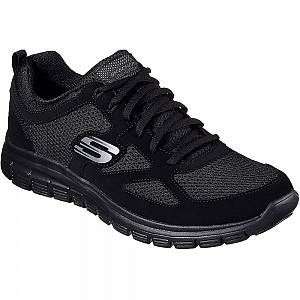 Skechers Chaussures d’hommes de Burns 52635BBK été universel noir 7 UK / 8 US / 41 EUR / 26 cm