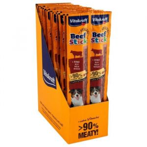 Vitakraft Beef Stick au Boeuf Friandise pour chien - Lot de 50 sachets - Stick de 12g