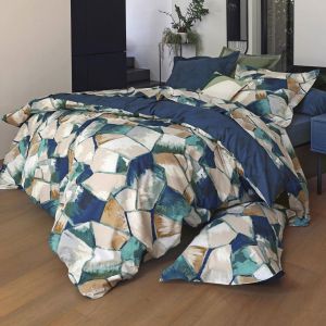Drap housse DR VITRAUX bleu foncé