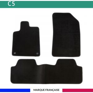 Citroën Tapis de voiture - Sur Mesure pour C5 (2001 - 2008) - 3 pièces - Tapis de sol antidérapant pour automobile
