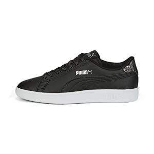 Puma Smash v2 Metallics Jr, Basket, Black Silver, 38 EU