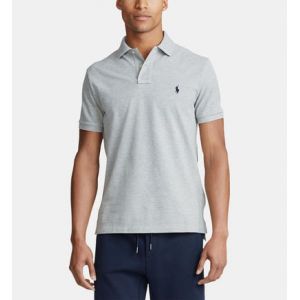 Ralph Lauren Polo T-Shirt gris / bleu marine - Couleur Gris / Bleu Marine - Taille M