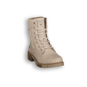 Image de Mustang Femme 1443-502 Bottines à Lacets, Ecru, 36 EU