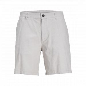 Jack & Jones Short coupe classique homme beige en coton Zak